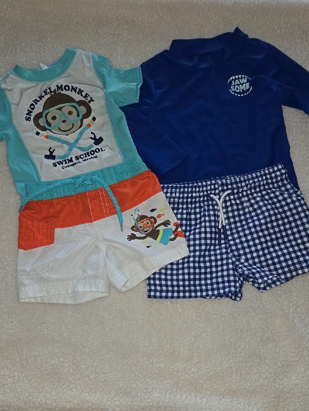 Baby Boy Swim Lot 3-6 Month